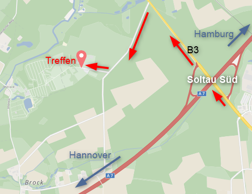 Anfahrtskizze